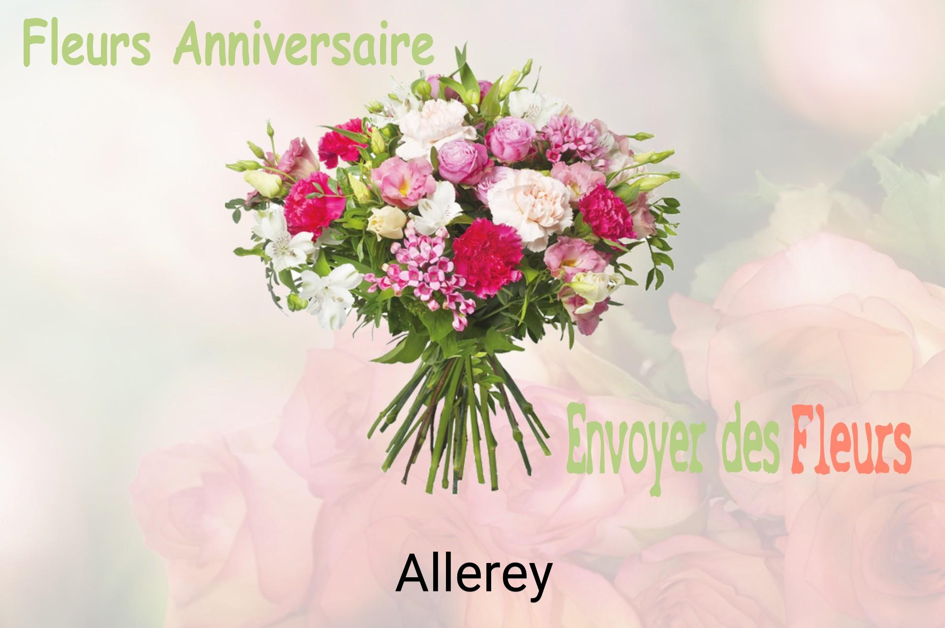 Bouquet de fleurs d’anniversaire livré à Allerey