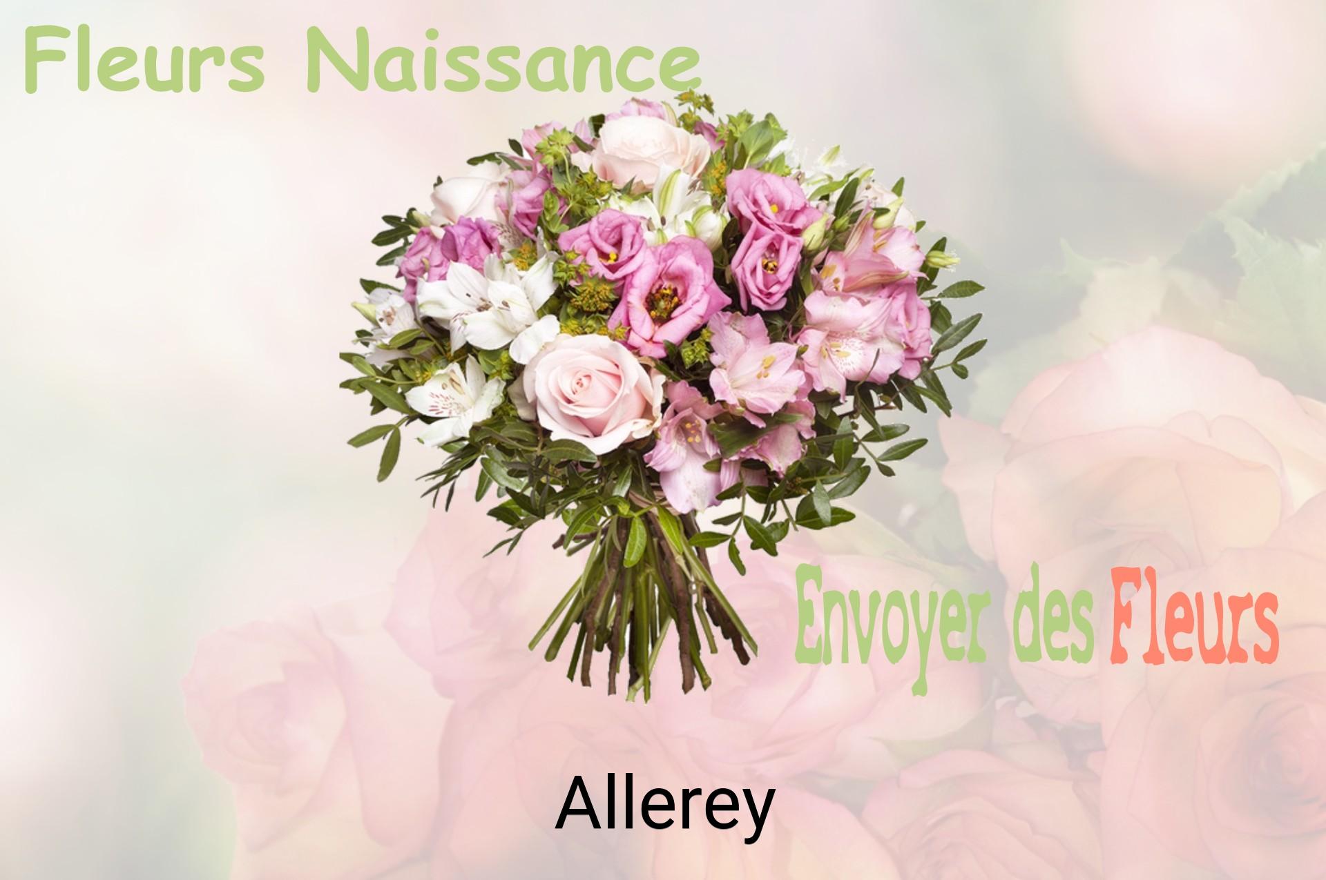 Bouquet de fleurs de naissance livré à Allerey